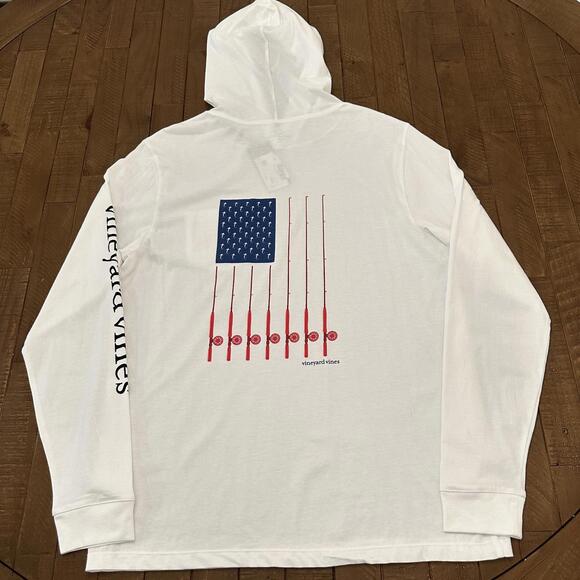 NWT Vineyard Vines San Francisco 49ers NFL Hooded Pullover Size Men's Large - Picture 3 of 8